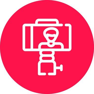 kamera simgesi vektör illüstrasyonu