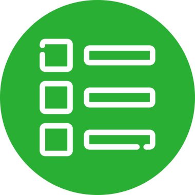 Yeni yılın bir çemberinin vektör simgesi