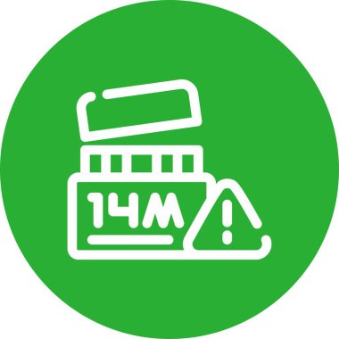 Modern simgenin vektör illüstrasyonu