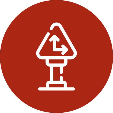 Güzel Lamba Hattı Vektör Simgesi