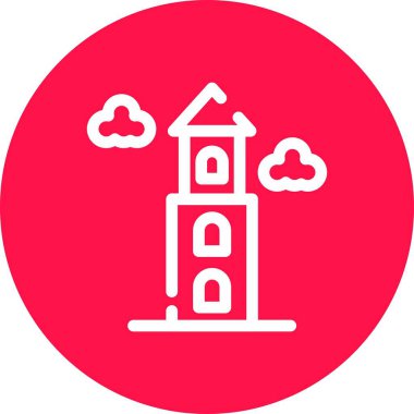 vektör kilise ikonu illüstrasyonu