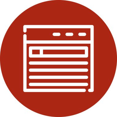 vektör gazete simgesi çizimi