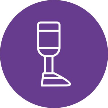 Şarap kadehi simgesinin vektör illüstrasyonu