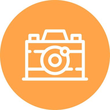 Eşsiz Kamera Vektör Satırı Simgesi