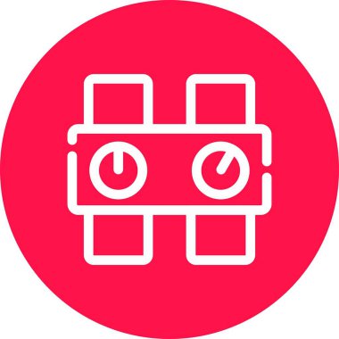 Kamera simgesi, vektör illüstrasyonu