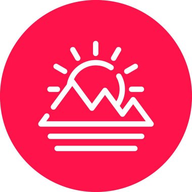 Güneş Simgesi Vektör illüstrasyonu