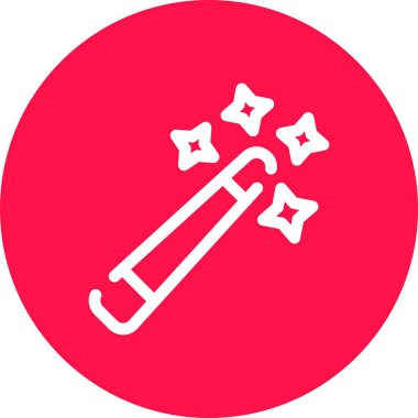 Bir yıldız simgesinin vektör illüstrasyonu