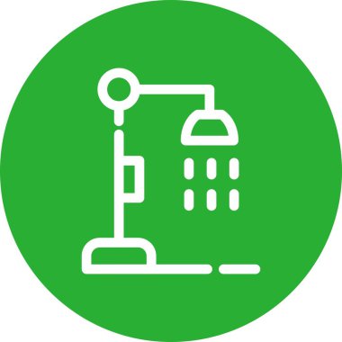 vinç vektörü ince çizgi simgesi