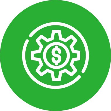 Dolar vektör simgesi modern basit illüstrasyon