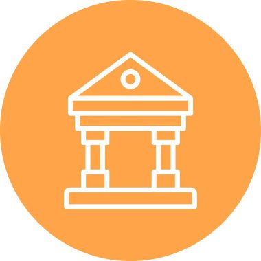 Benzersiz yapı vektör çizgisi simgesi