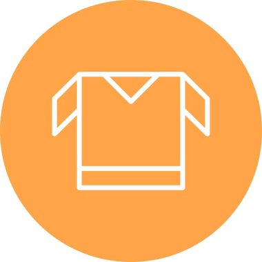 Vektör gömleği illüstrasyonu