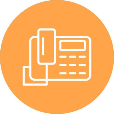 benzersiz rapor vektör çizgisi simgesi