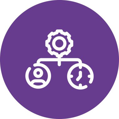 Benzersiz ayar ayarları kabartma vektör simgesi