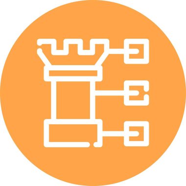 vektör yapı simgesi illüstrasyonu