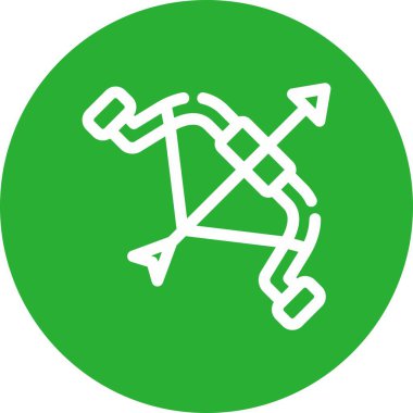 Tek bir simgenin vektör illüstrasyonu