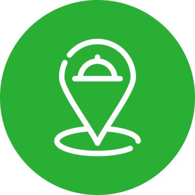 vektör konum simgesi