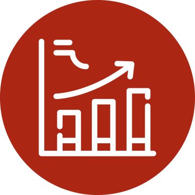 Bir grafiğin vektör illüstrasyonu