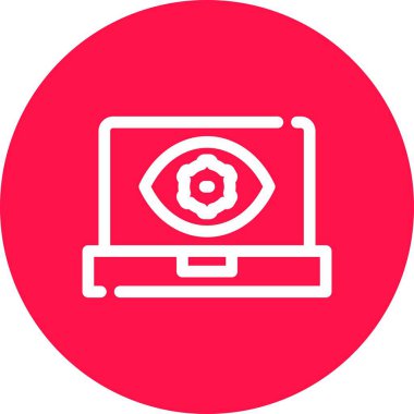 Güvenlik kavramının vektör simgesi