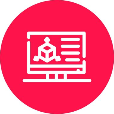 seo modern simgesinin vektör illüstrasyonu