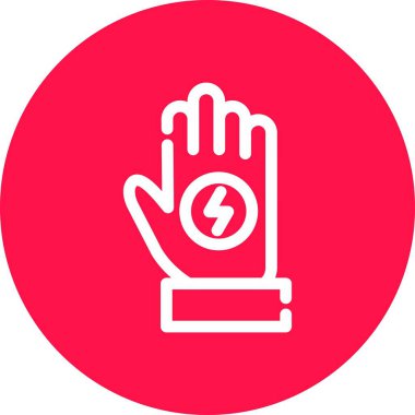 El simgesinin vektör illüstrasyonu