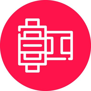 Modern eğitim ikonunun vektör illüstrasyonu