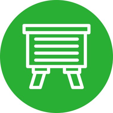 koltuk simgesi vektör illüstrasyonu