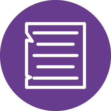 güzel belge simgesi vektör simgesi