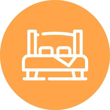 Koltuk simgesinin vektör illüstrasyonu