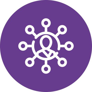 seo modern simgesinin vektör illüstrasyonu