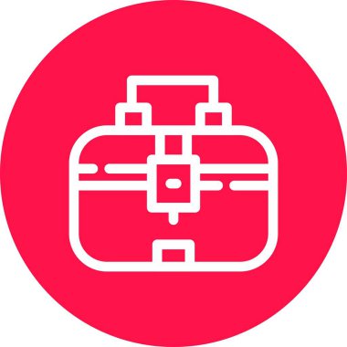 Araç Kutusu web simgesi, vektör illüstrasyonu