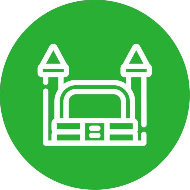 Benzersiz bank vektör simgesi