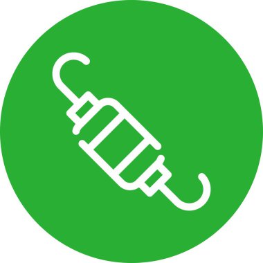 Bir dolgu simgesinin vektör illüstrasyonu