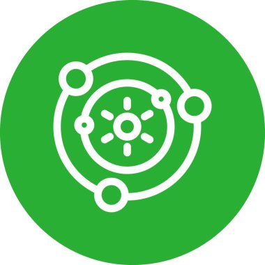 eşsiz ağ vektör çizgisi simgesi