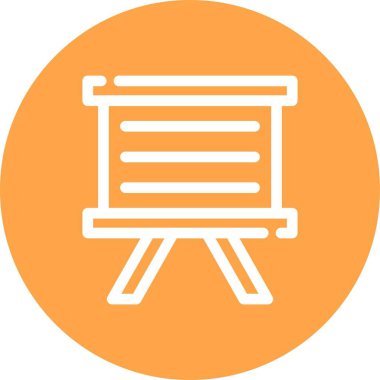 Modern simgenin vektör illüstrasyonu