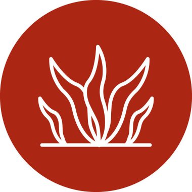 güzel ateş vektör çizgisi simgesi