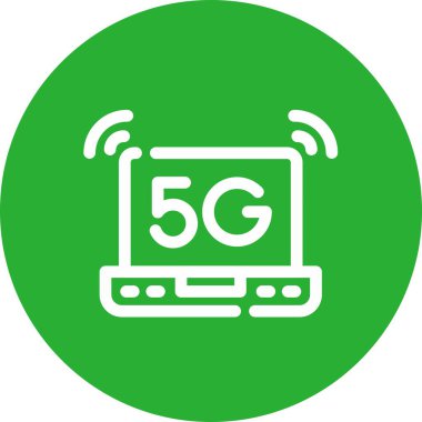 g 5 g simgesi, vektör illüstrasyonu