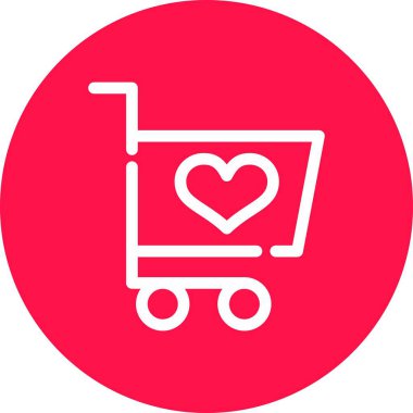 alışveriş sepeti simge vektör