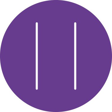 Yol simgesi, vektör illüstrasyonu