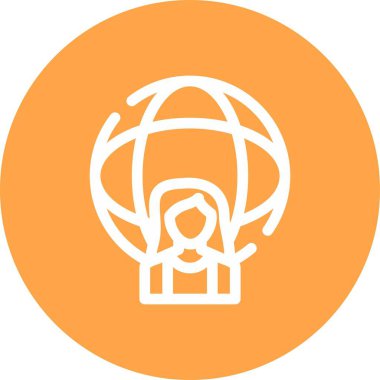 seo modern simgesinin vektör illüstrasyonu