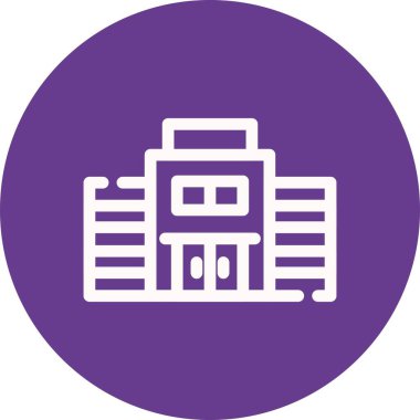 Benzersiz yapı vektörü simgesi