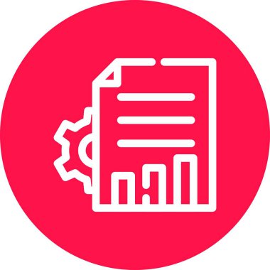 Kağıt belge ile belgenin vektör simgesi