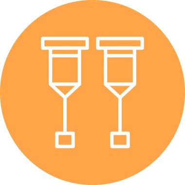 Benzersiz şırınga vektör çizgisi simgesi