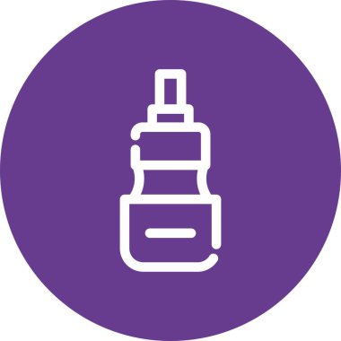 Sıvı sabun şişesi, vektör illüstrasyon simgesi tasarımı