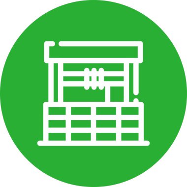 Modern simgenin vektör illüstrasyonu