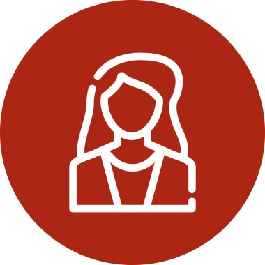 Kızıl saçlı ve uzun düz saçlı güzel bir kız.