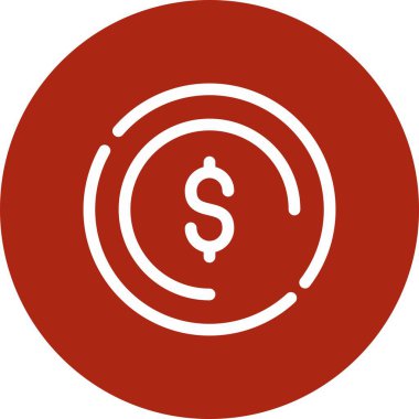 Vektör Doları simge tasarlamak