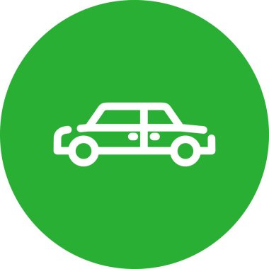 araba simgesi vektör illüstrasyonu