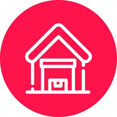 Ev. Web simgesi basit tasarım