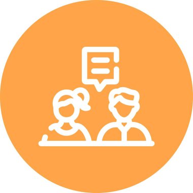 İnsan simgesinin vektör illüstrasyonu