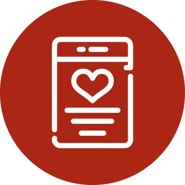 Vektör Mobil simge illüstrasyonu